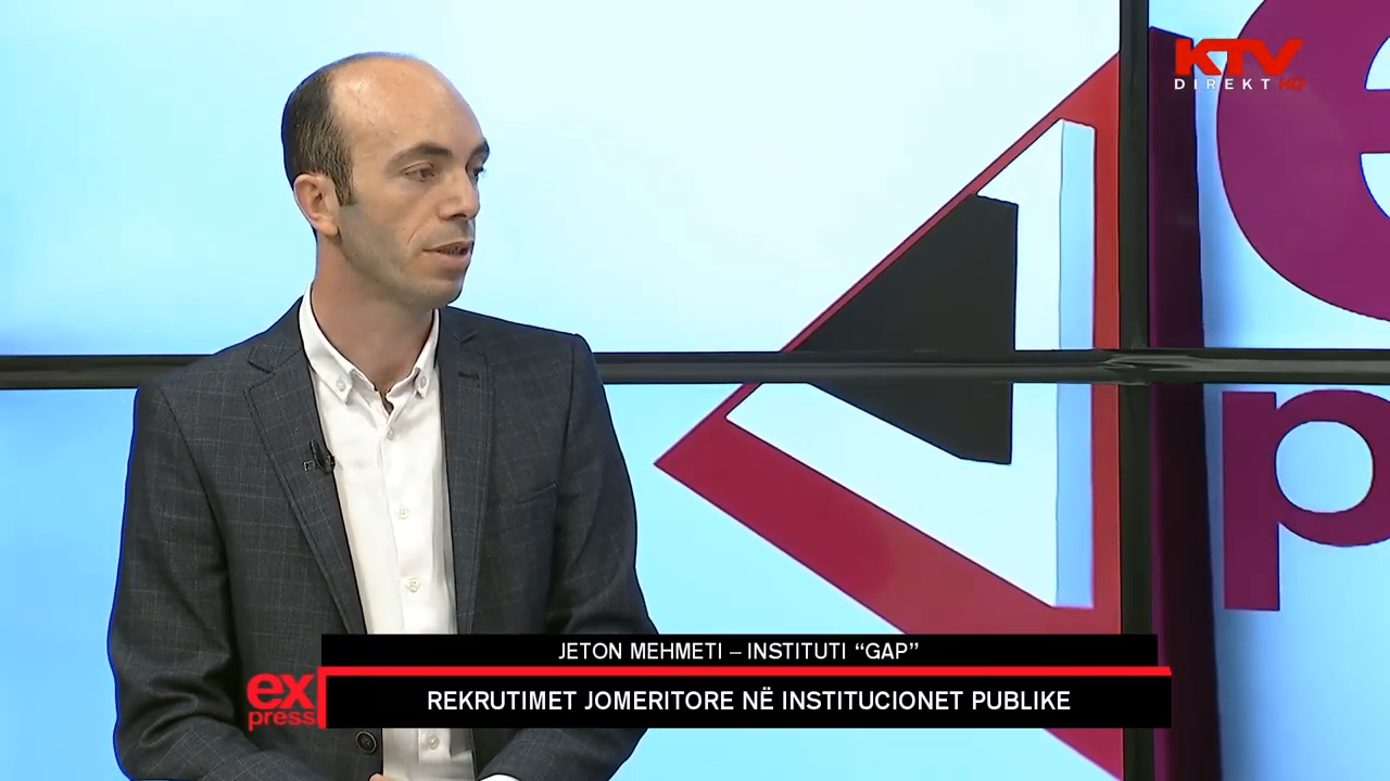 Mehmeti: Emërimi në pozitat e larta në institucionet publike bëhet me ndërhyrje partiake