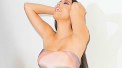 Kim Kardashian vesh fustan të dizajnuar me fytyrën e saj