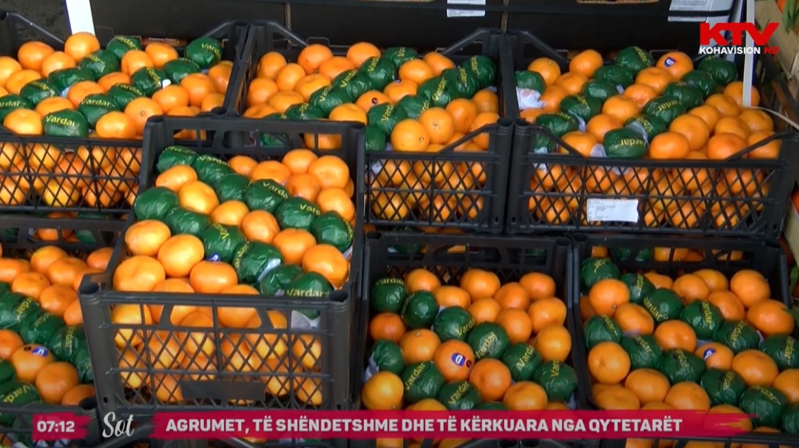 Agrumet, të shëndetshme dhe të kërkuara nga qytetarët