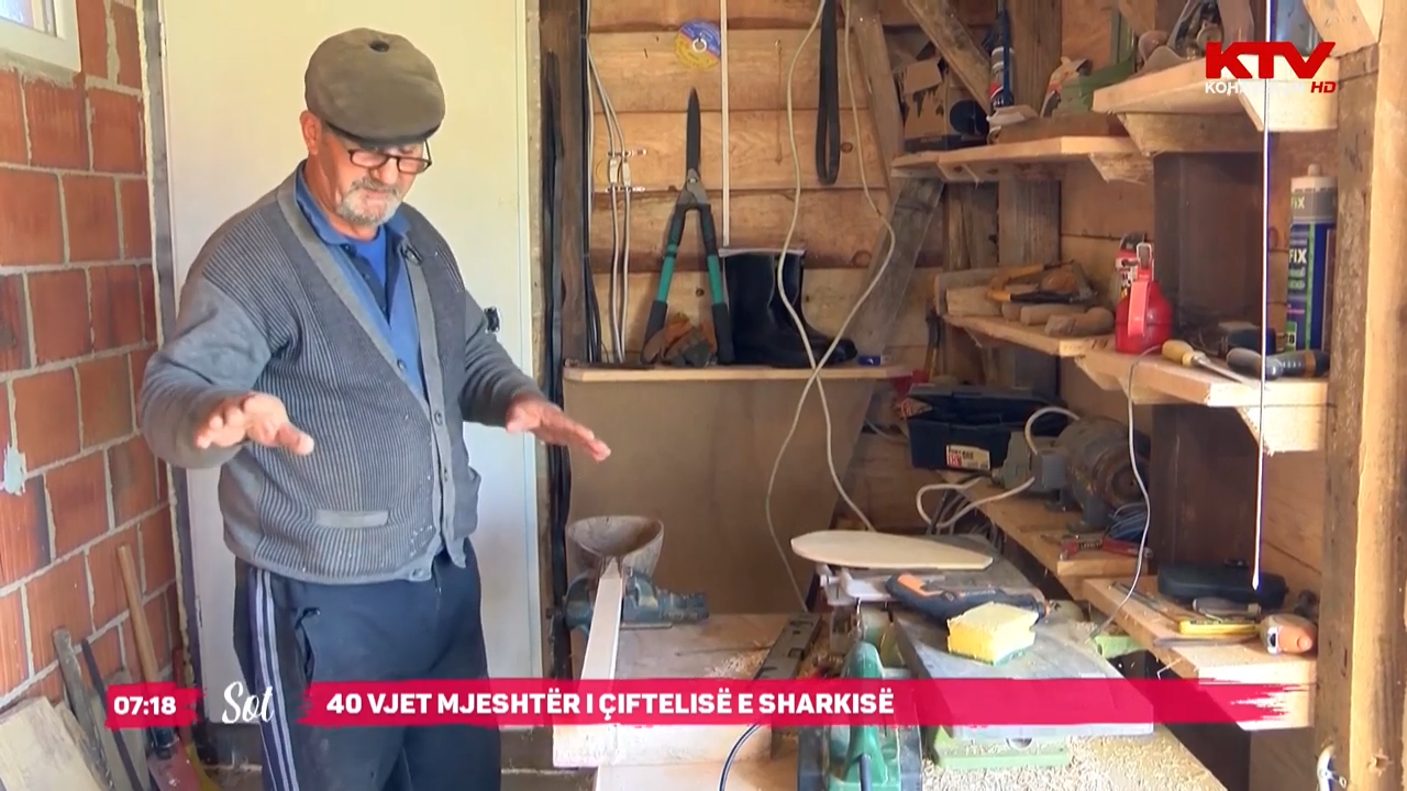 40 vjet mjeshtër i çiftelisë e sharkisë