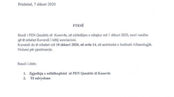 PEN Qendra e Kosovës pritet ta zgjedh kryetarin e ri