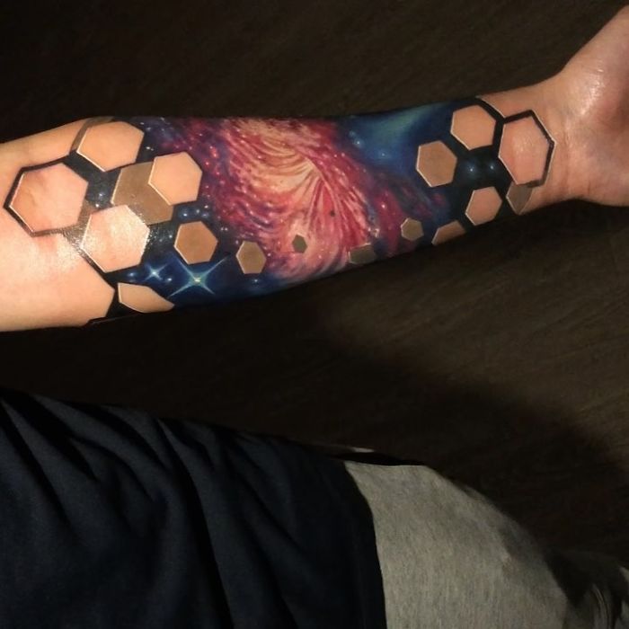 10 Awesome Universe Tattoos on Half Sleeve