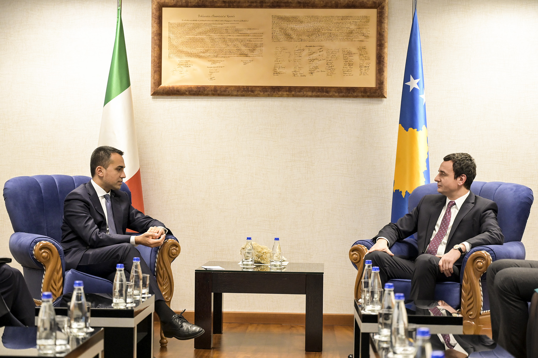 Kurti e Di Maio pajtohen se dialogu me Serbinë duhet të sjellë paqe mes të dy vendeve