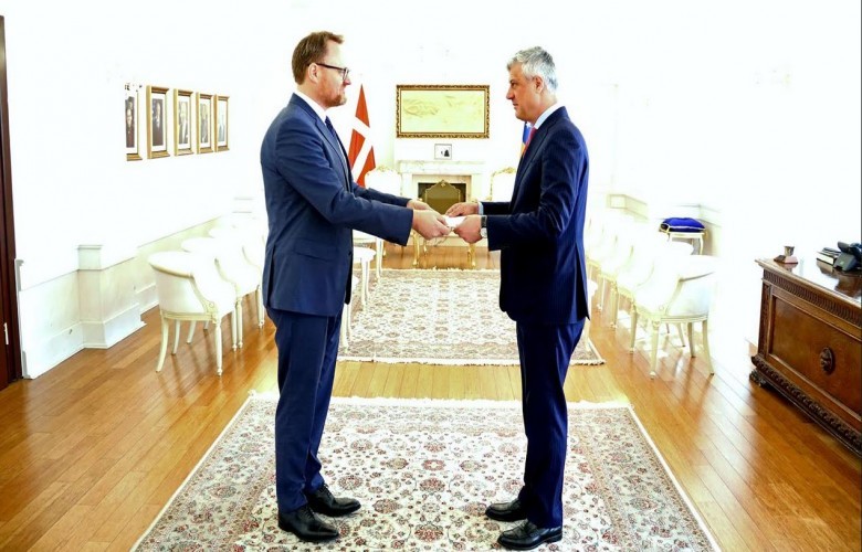 Thaçi pranoi letrat kredenciale nga ambasadori i Danimarkës
