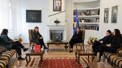 Ministrja Dumoshi ofron bashkëpunim institucional për Bienalen Manifesta