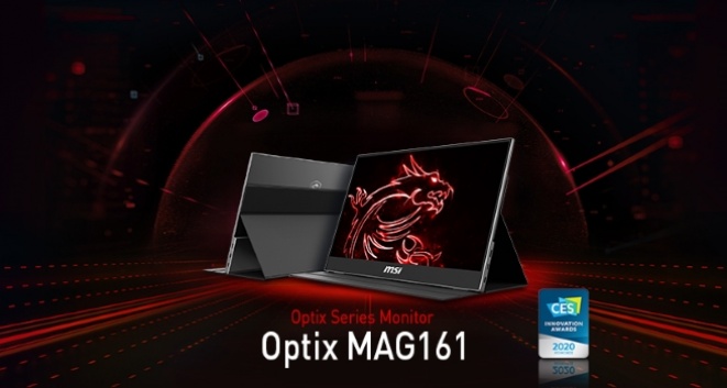 Ekranet MSI Optix MAG161 janë portativë dhe ofrojnë rifreskim prej 240Hz
