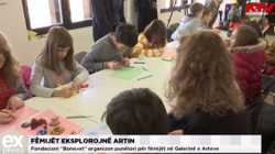 Fëmijët eksplorojnë teknika të ndryshme të artit