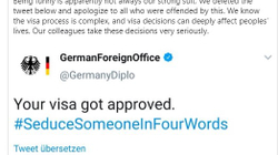 “Viza juaj është aprovuar” – Ministria e jashtme gjermane kërkon falje për mesazhin e pashije