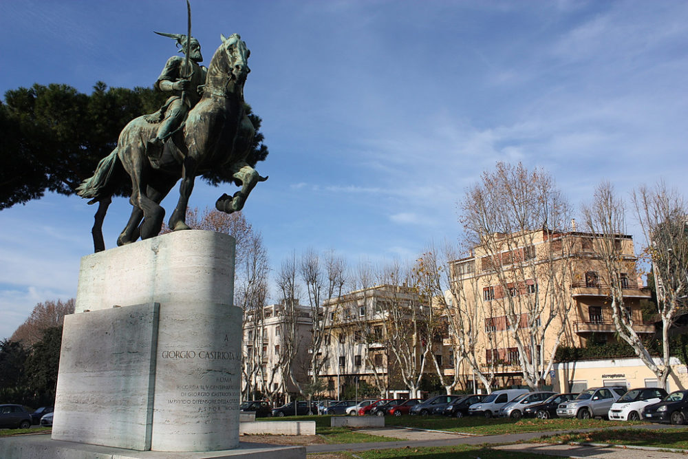Në sheshin “Albania” në Romë, shënohet 552 vjetori i vdekjes së Skënderbeut