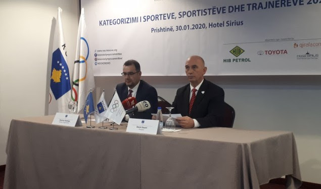 KOK-u publikon rezultatet e kategorizimit të federatave të sportit për 2020