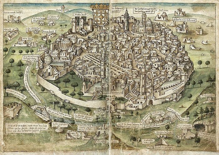 “Pamje e Jerusalemit”,  Conrad Grünenberg, 1487