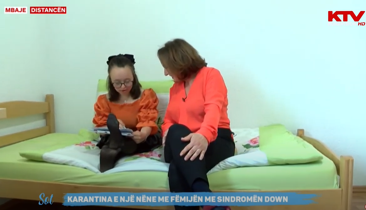 Karantina e një nëne me fëmijën me sindromën Down