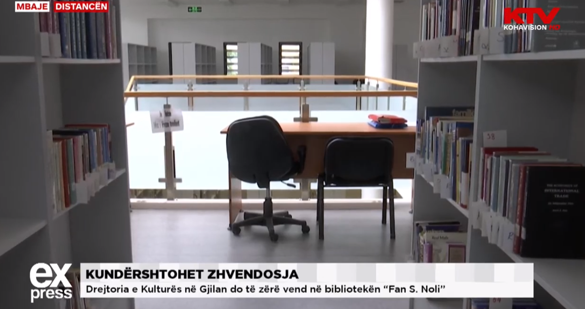 Drejtoria e Kulturës në Gjilan do të zërë vend në Bibliotekën “Fan S. Noli”