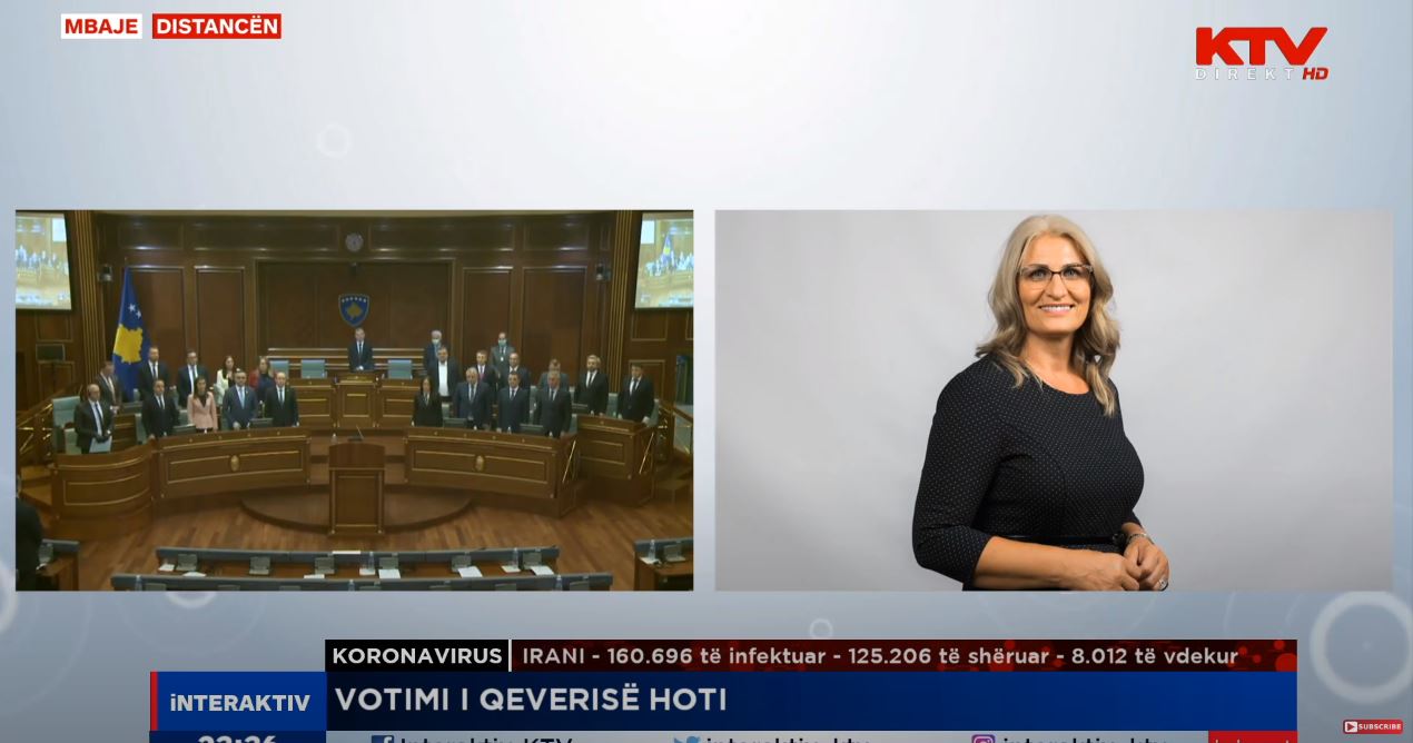 Haxhiu e befasuar që Kadaj-Bujupi nuk votoi pro Qeverisë Hoti