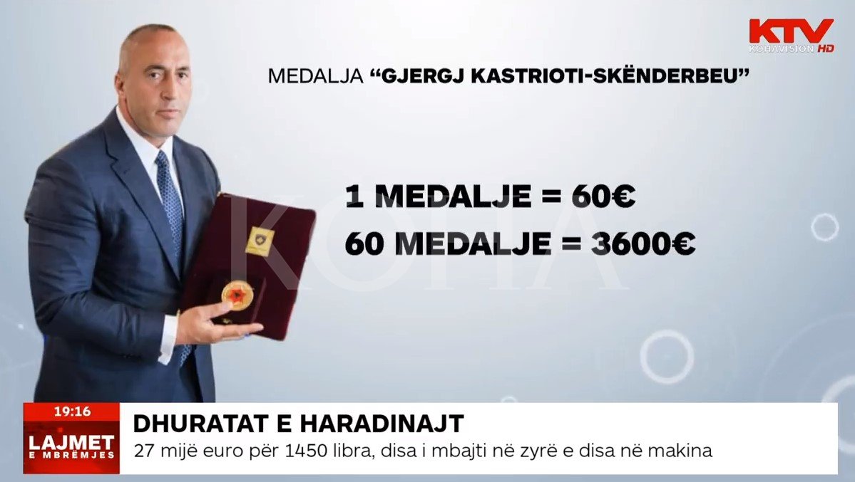 Haradinaj, 27 mijë euro për librat që i dhuroi, disa i mbajti në zyrë e disa në makina