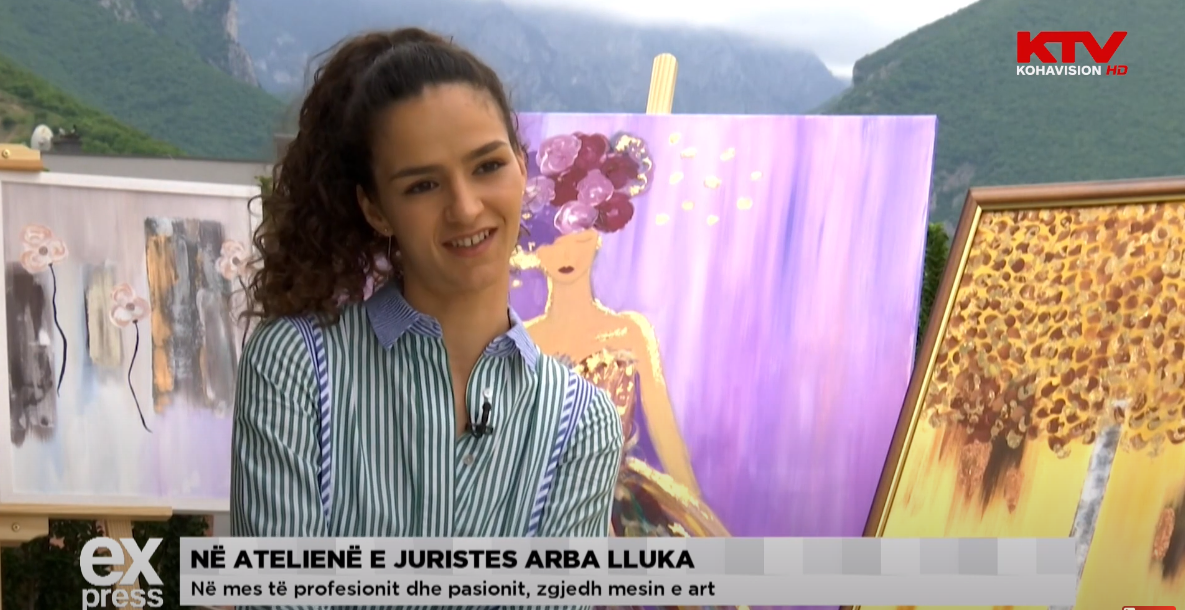 Arba Lluka, juristja piktore