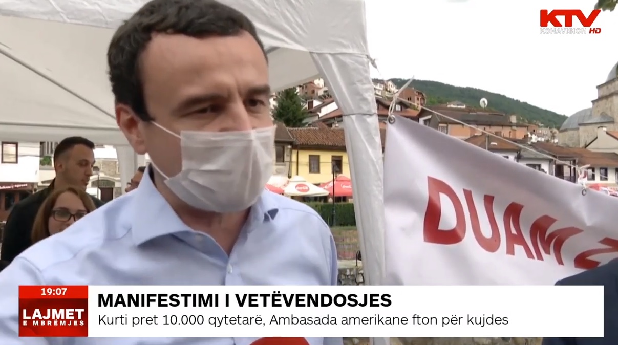 VV-ja pret 10.000 qytetarë në tubim, thirrjen e Ambasadës amerikane për kujdes e quan “shabllon”
