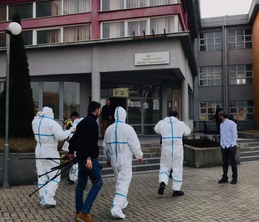 Gjilani vazhdon me dezinfektimin në kuadër të masave për parandalimin e koronavirusit
