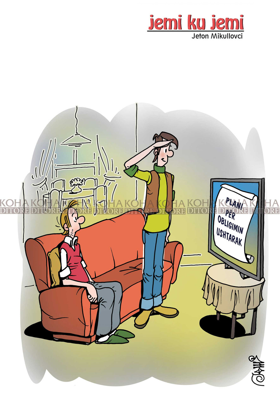 Karikatura e ditës - 15 mars 2020