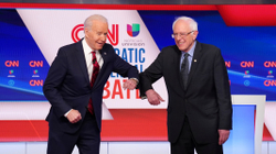 Biden e Sanders në debat “ooopsash”