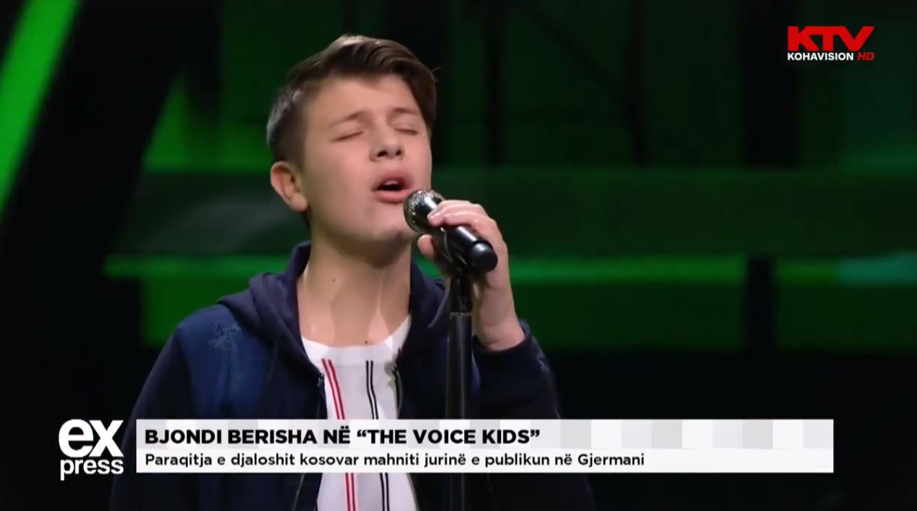 Bjondi Berisha mahnit jurinë e publikun në “The Voice Kids” në Gjermani