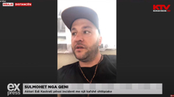 Aktori Kastrati pësoi incident me një kafshë shtëpiake