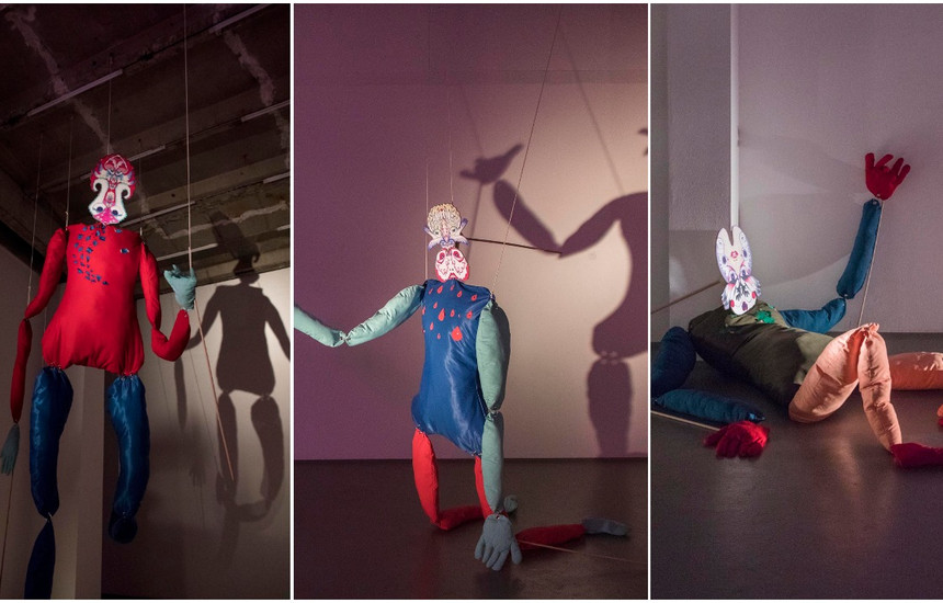 “Hybrid Puppet #1 #2 #3”, Dardan Zhegrova, 2020 (Foto: “Fragile”, Berlin)