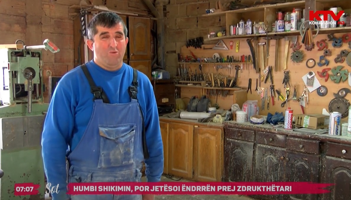 Humbi shikimin, por jetësoi ëndrrën prej zdrukthëtari