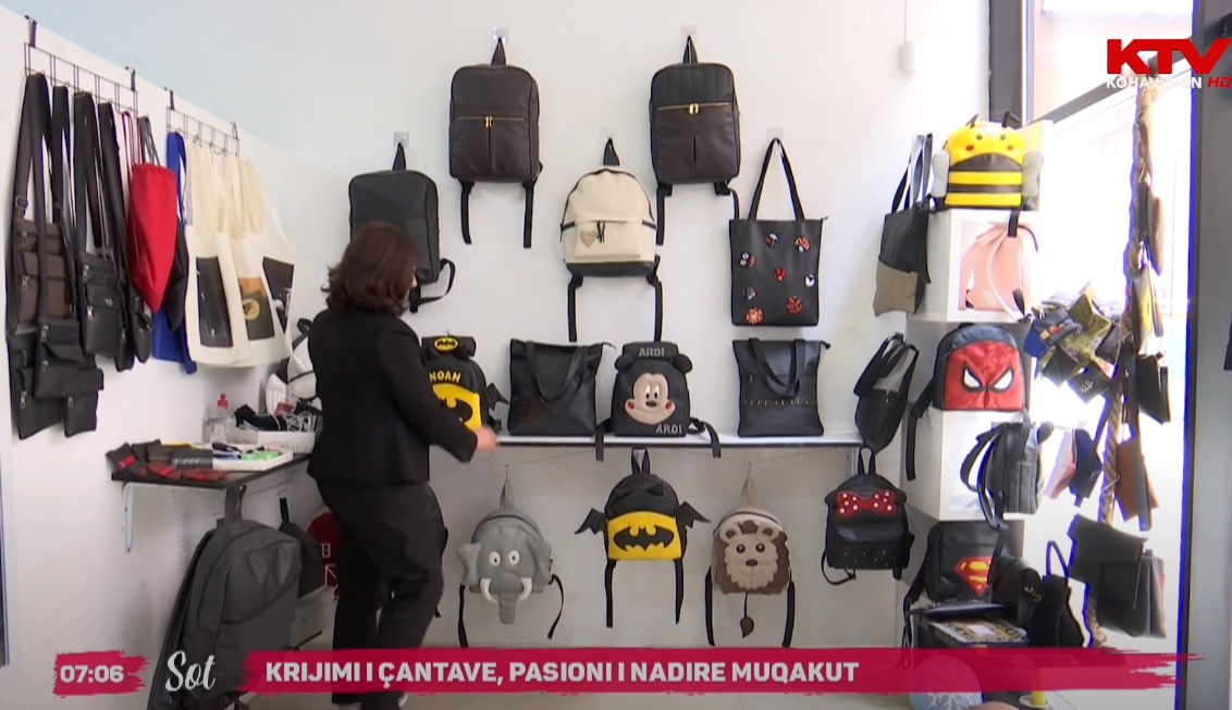 Krijimi i çantave, pasioni i Nadire Muqakut