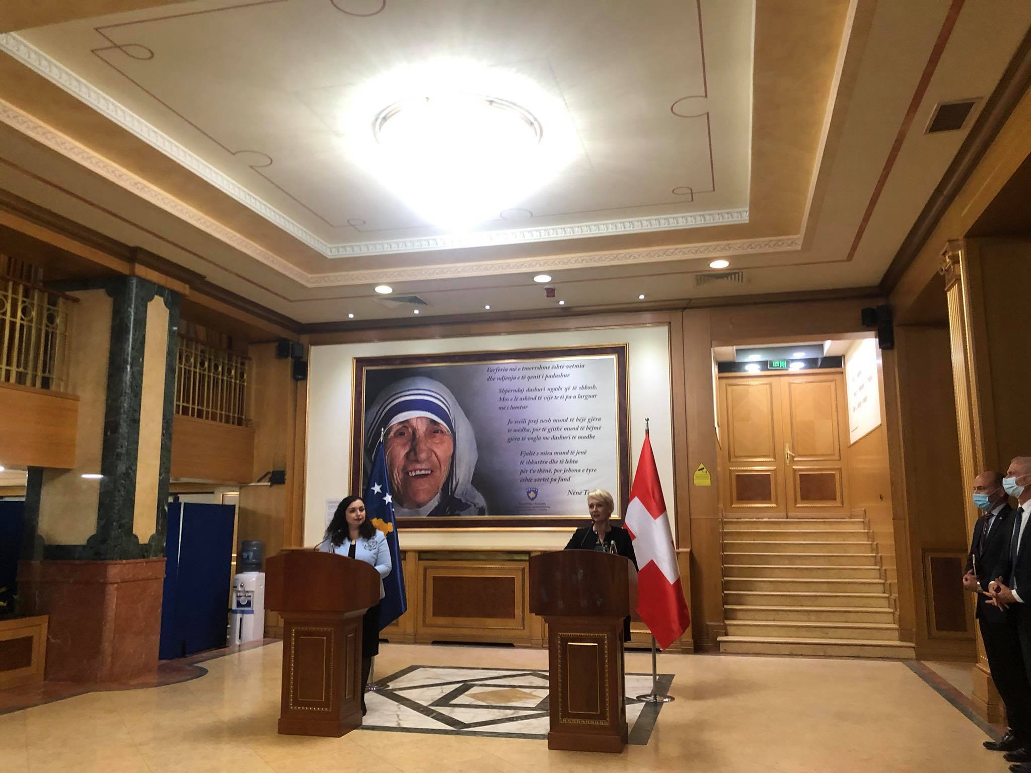 Osmani e quan riafirmim të marrëdhënieve të mira Kosovë – Zvicër vizitën e Moretit