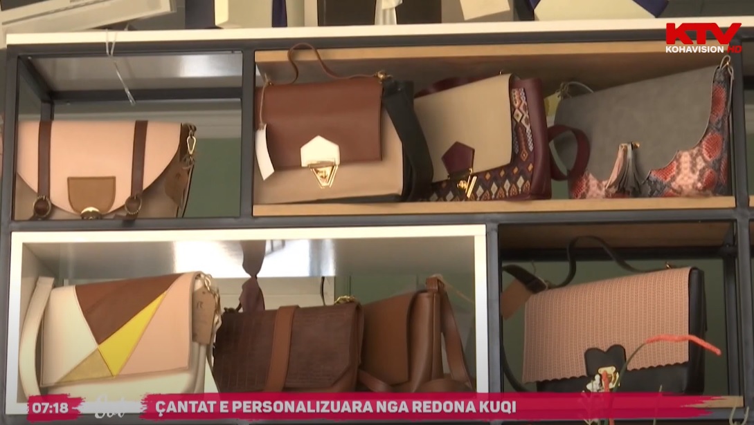 Çantat e personalizuara nga Redona Kuqi