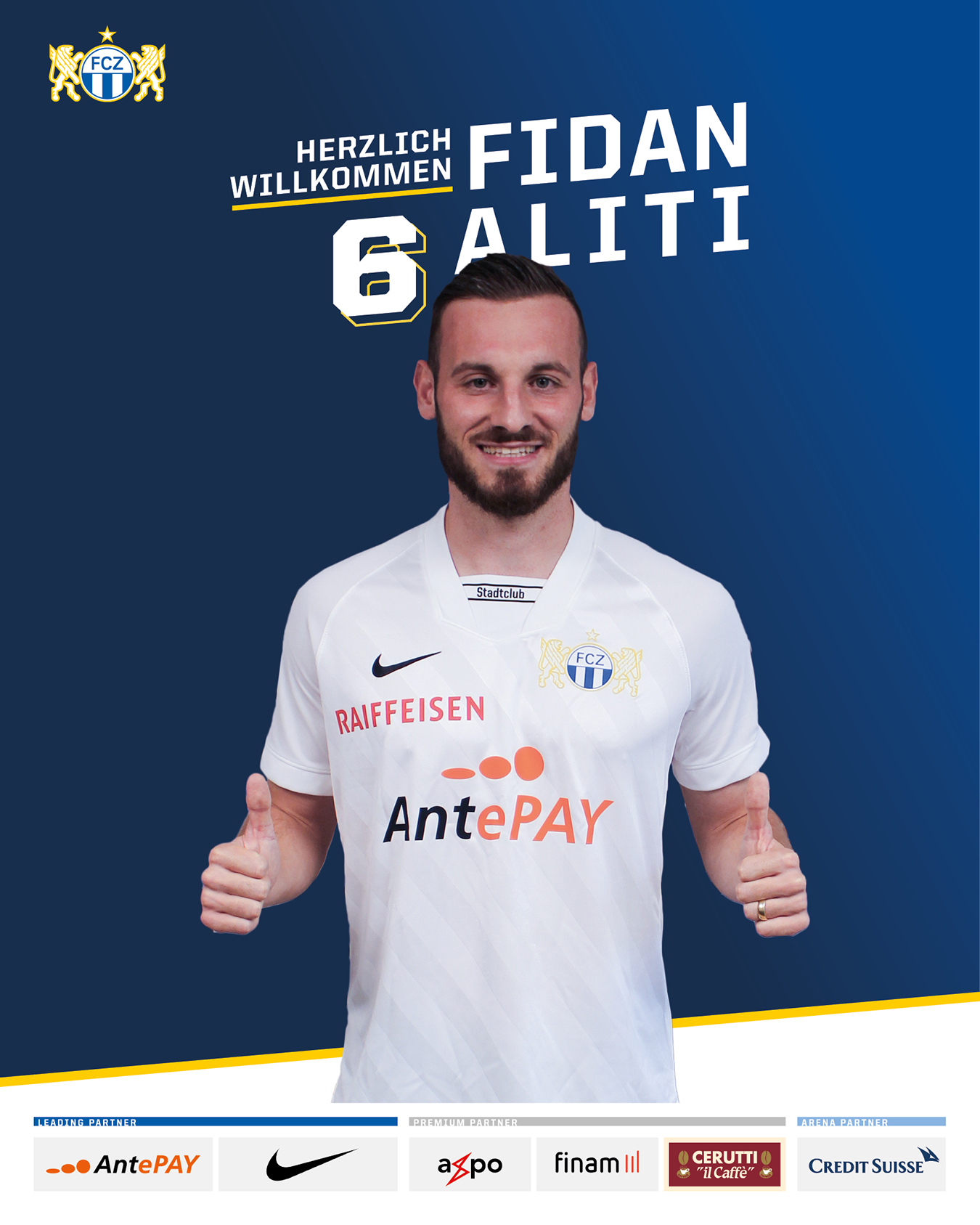 Fidan Aliti huazohet te Zuerichu