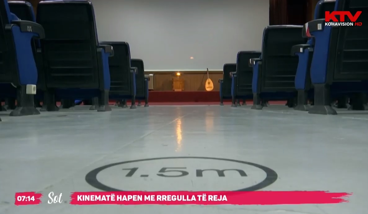 Hapja e kinemave me rregulla të reja