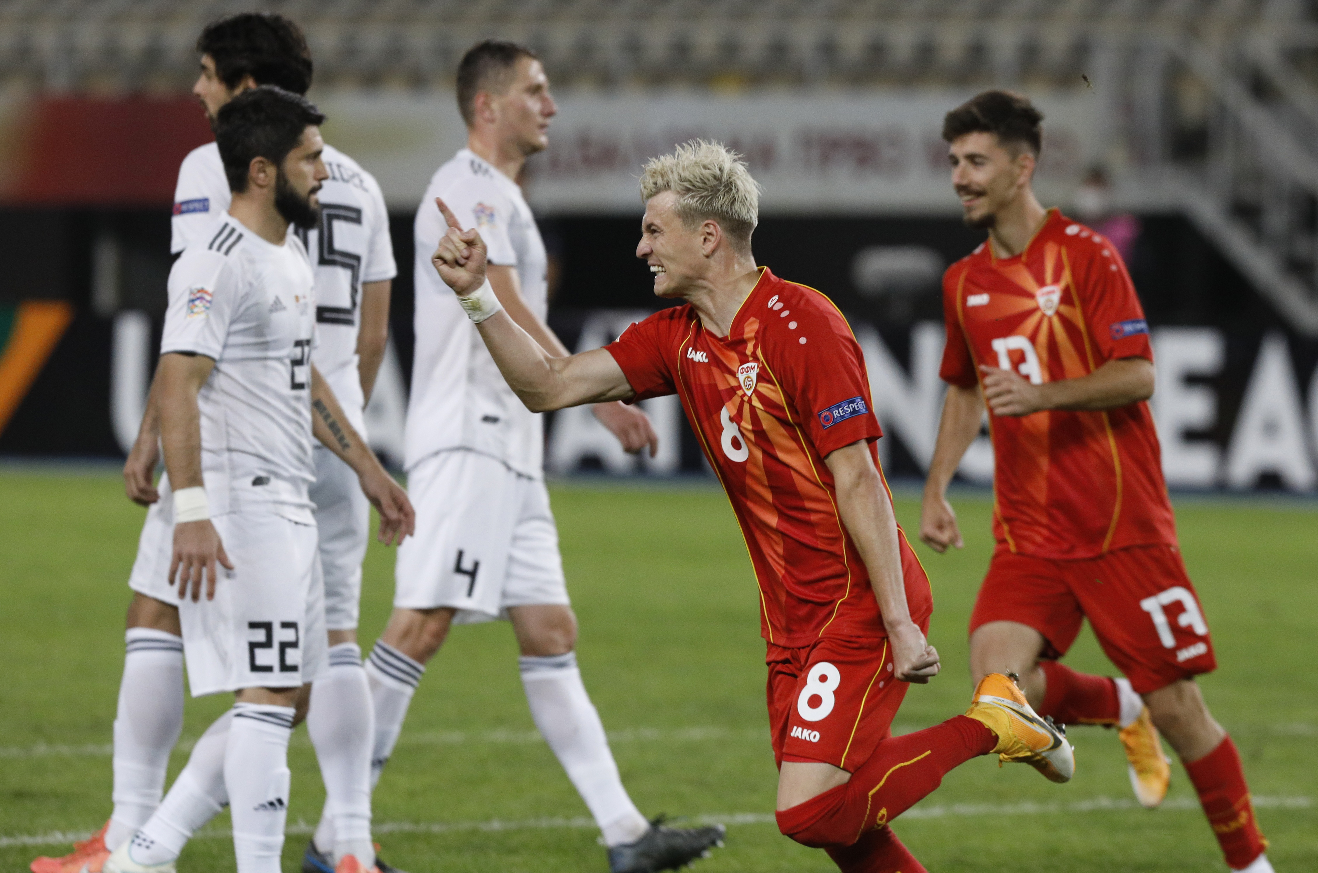 Alioski ia siguron një pikë Maqedonisë Veriore ndaj Gjeorgjisë