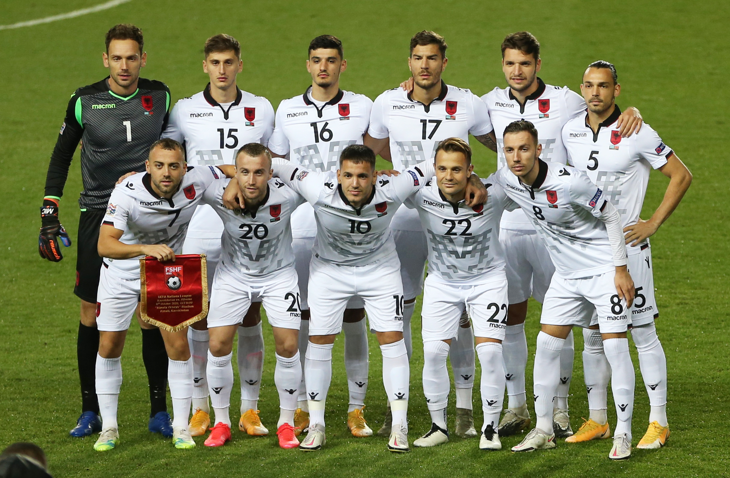 Formacionet zyrtare: Lituani – Shqipëri