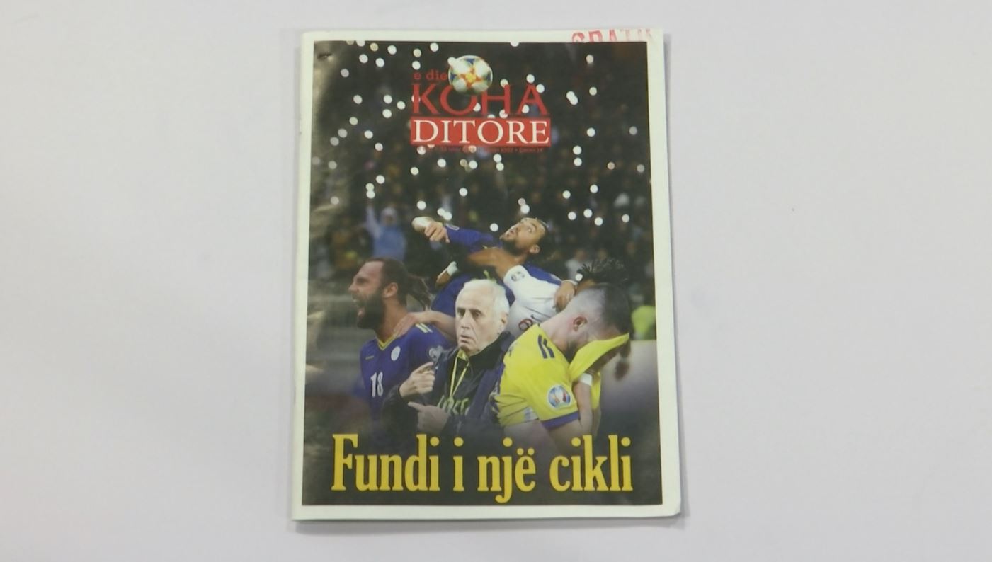 E Diela me Kohën Ditore i kushtohet eliminimit të Kosovës nga gara për “Euro 2020”