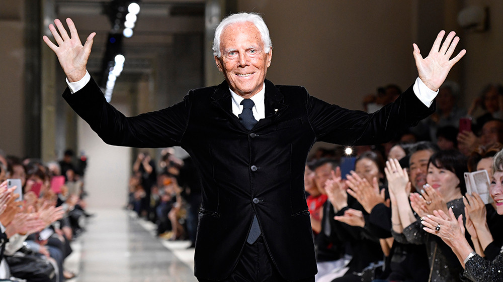 Vdiq disenjatori legjendar italian Giorgio Armani