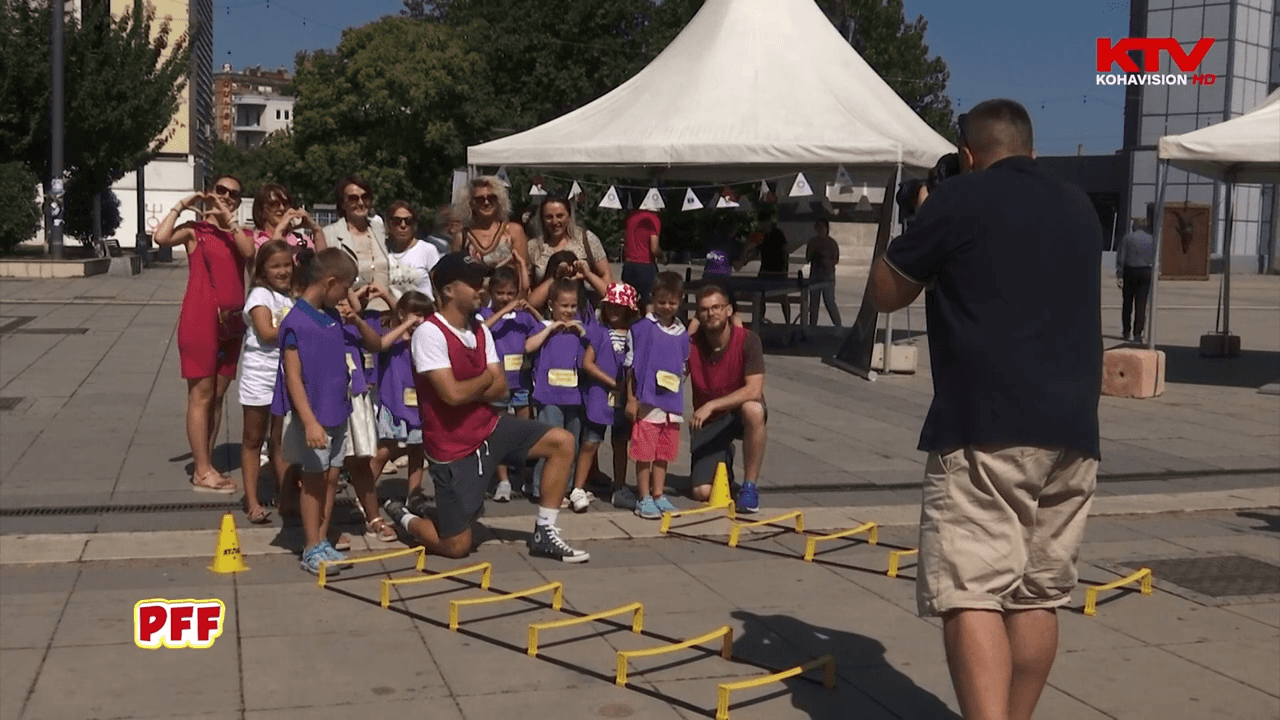 Fëmijët argëtohen në Festivalin Olimpik