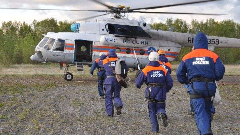 Rrëzohet një helikopter në Rusi me 16 persona