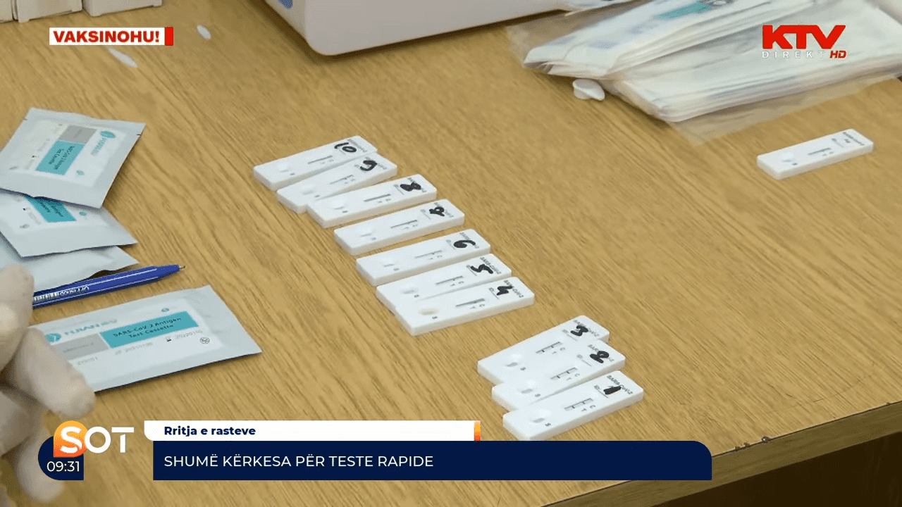 Kërkesa të shumta për teste rapide në Prishtinë