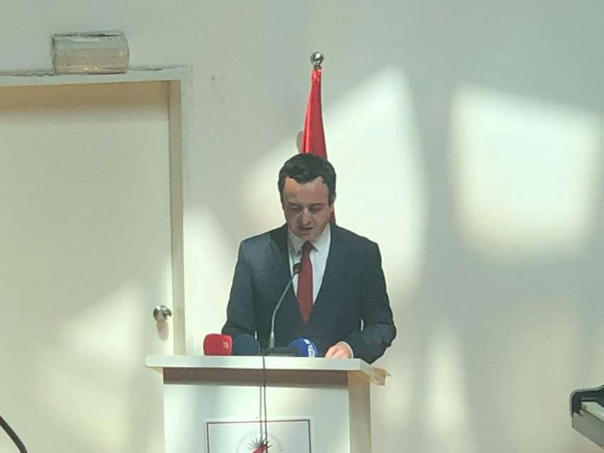 Hapet Seminari i Gjuhës dhe Kulturës Shqipe, Kurti: Duhet të synojmë shkencën më të lartë të shqipes