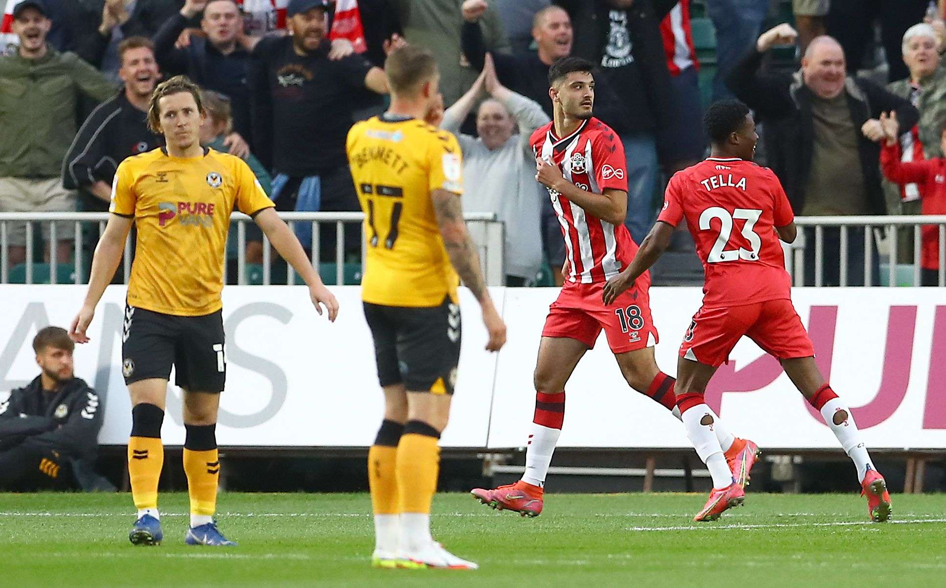Broja realizon gol në debutimin e tij me Southamptonin