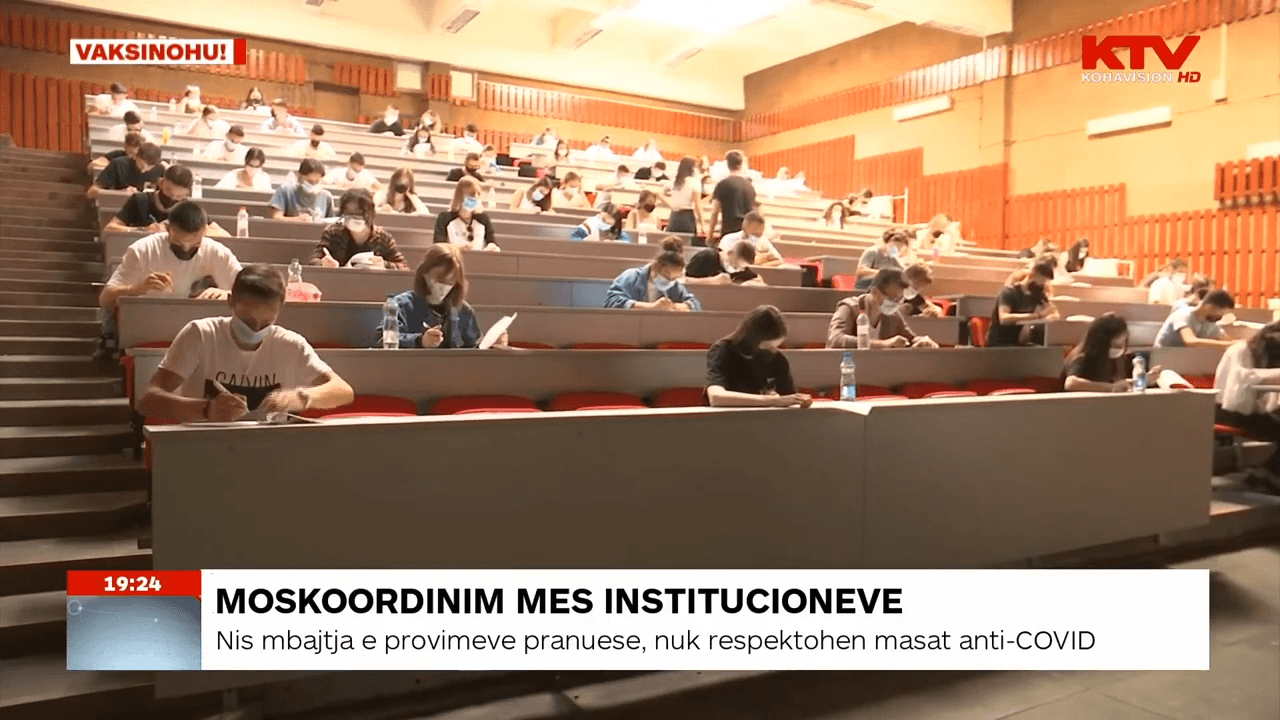 Nis mbajtja e provimeve pranuese, nuk respektohen masat anti-COVID