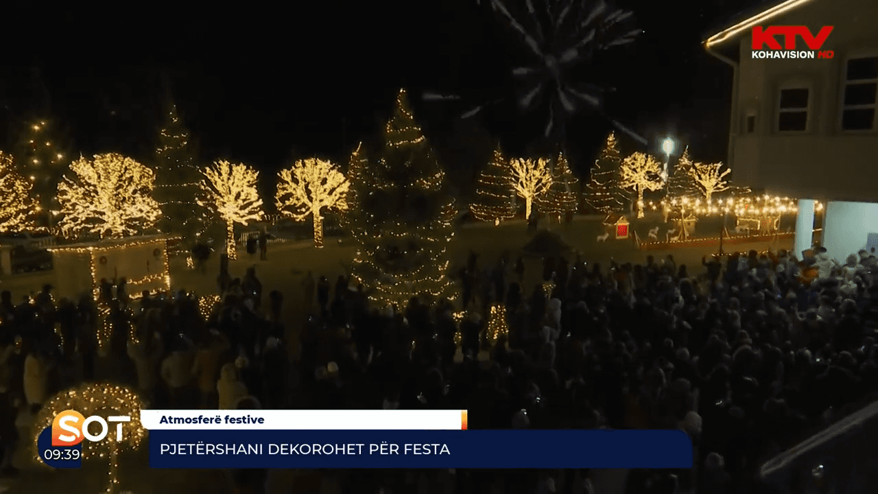 Pjetërshani vazhdon traditën e zbukurimit unik