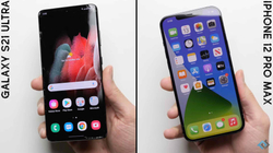 iPhone 12 Pro Max mposht Samsung Galaxy S21 Ultra në testin e qëndrueshmërisë