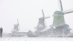 Holanda goditet nga stuhia e borës, e para në dhjetë vjetët e fundit