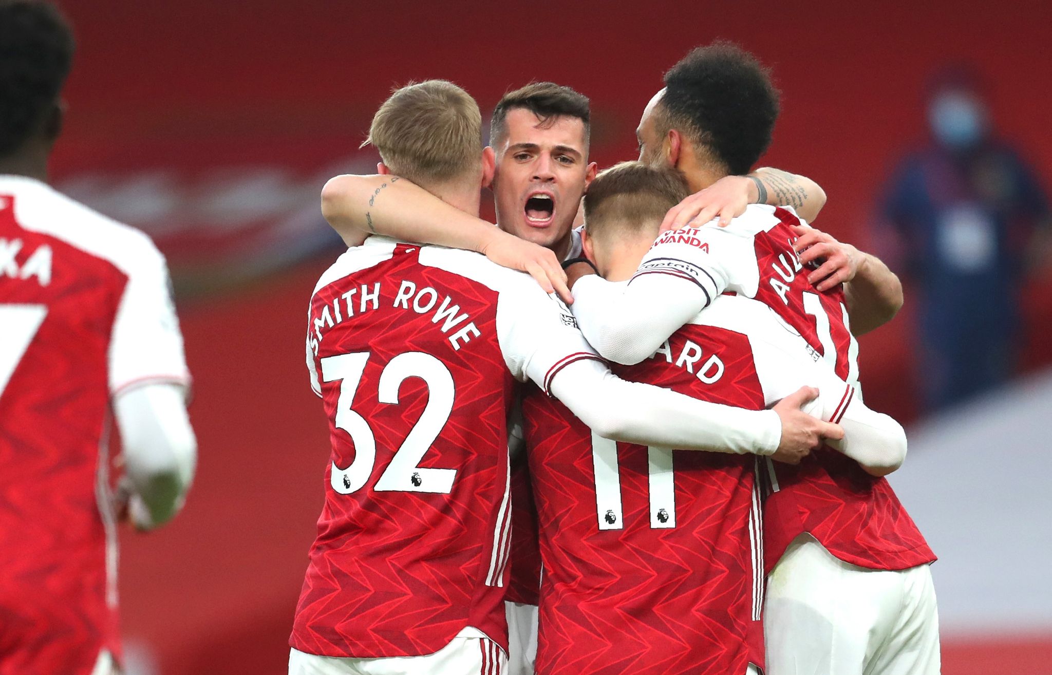 Xhaka asiston, Arsenali kthehet te fitorja