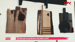 Krijime artistike në dru, pëlhurë e xham