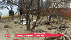 Disa shtëpi në Lagjen e Spitalit në kryeqytet vërshohen nga uji