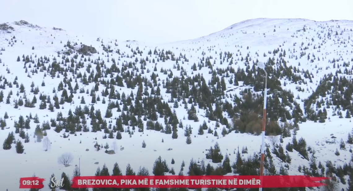 Brezovica, pika më e famshme turistike në dimër
